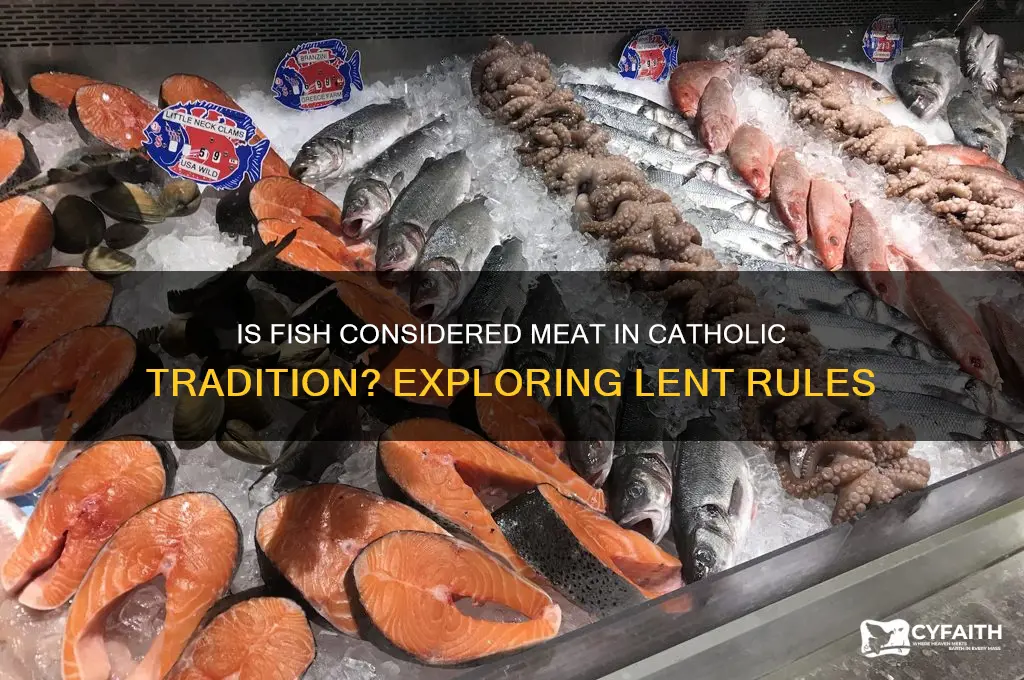do catholics consider fish meat