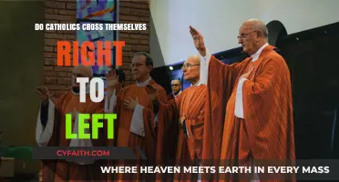 The Catholic Way of Crossing: Right to Left