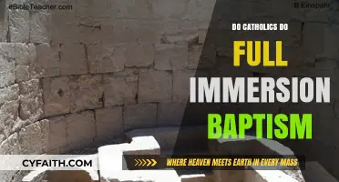 Full Immersion Baptism: Catholic Style