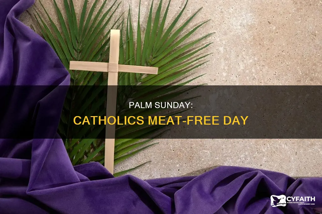 do catholics eat meat on palm sunday