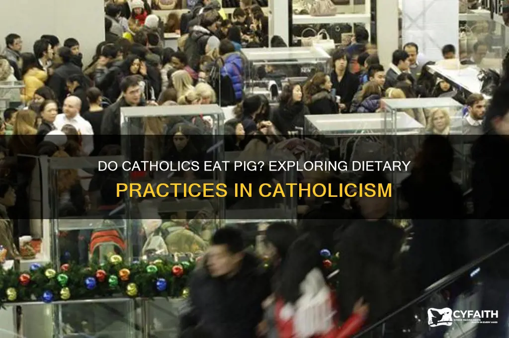 do catholics eat pig