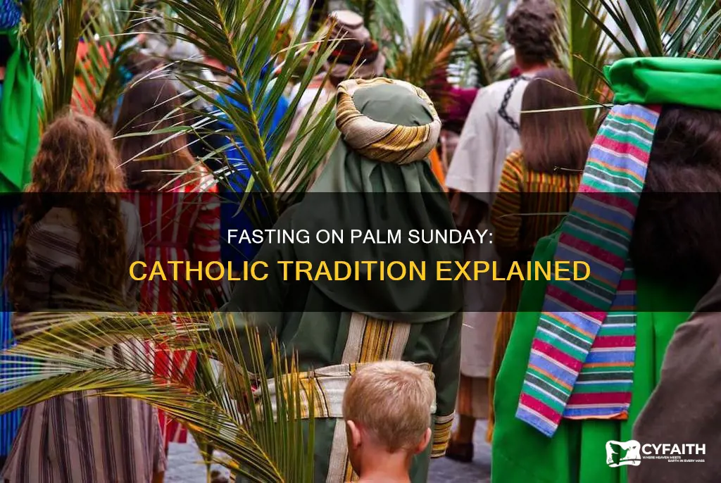 do catholics fast on palm sunday