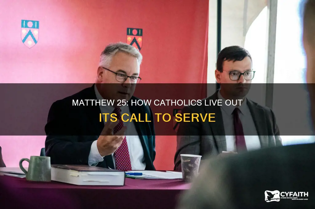 do catholics follow matthew 25