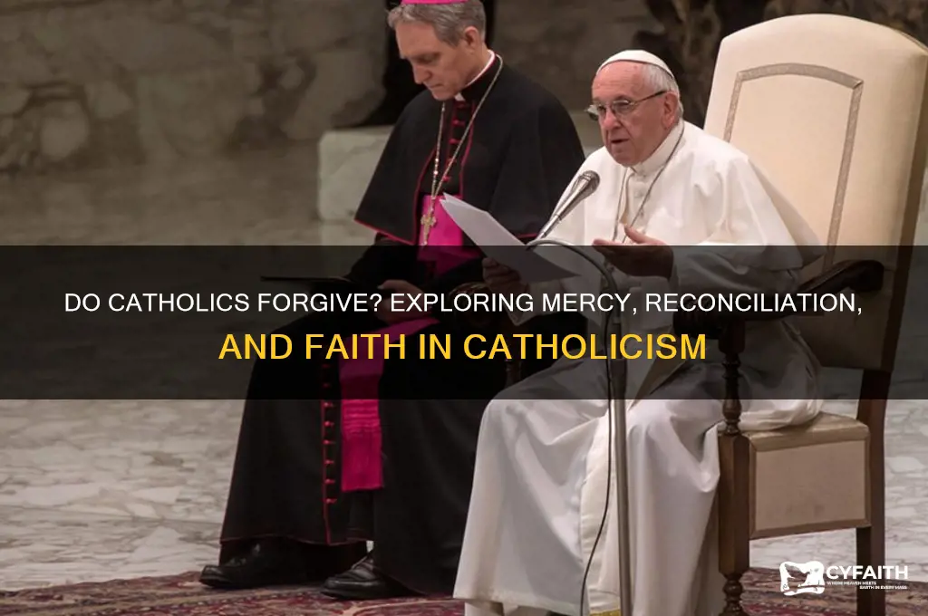 do catholics forgive