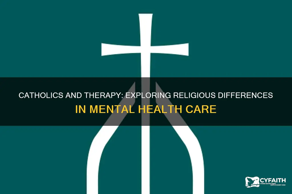 do catholics go to therapy more often than other religions