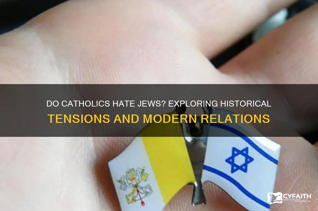 do catholics hate jews
