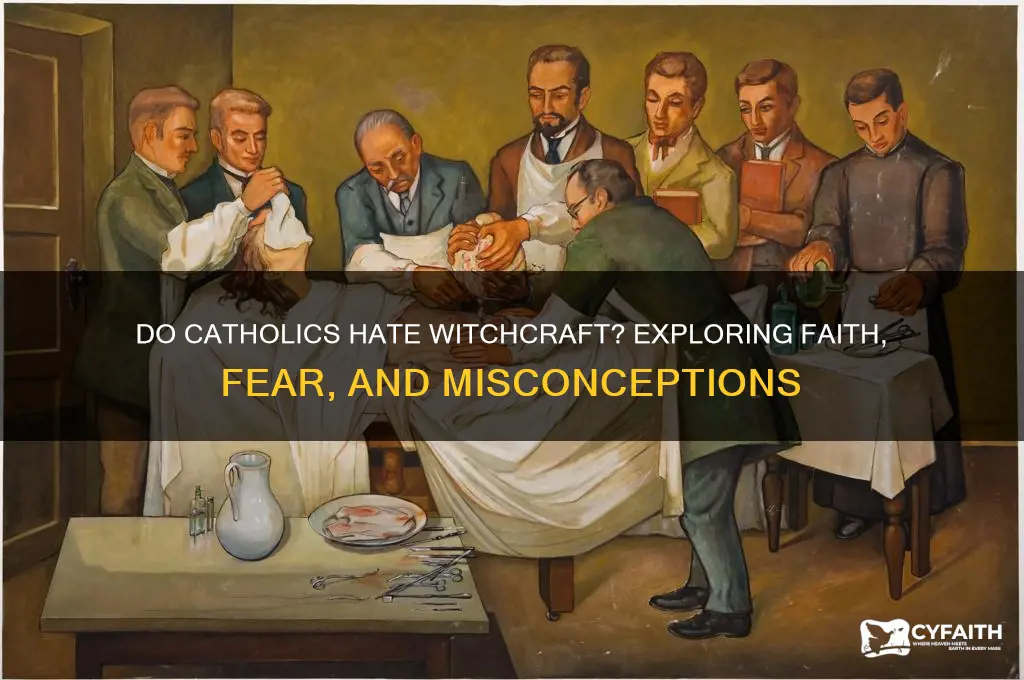 do catholics hate witchcraft