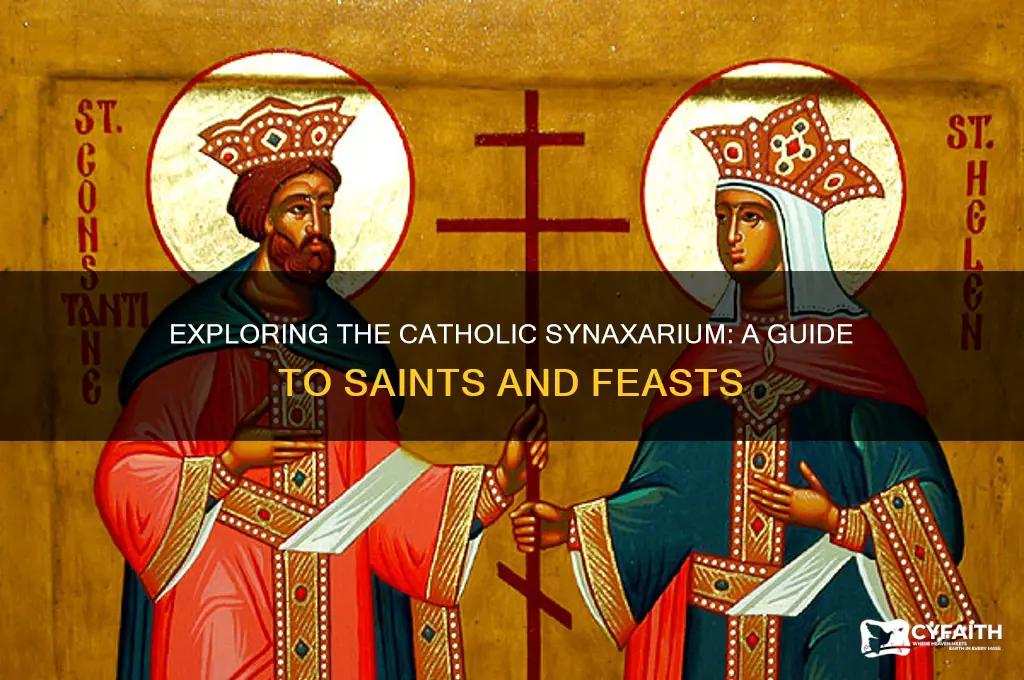 do catholics have a synaxarium