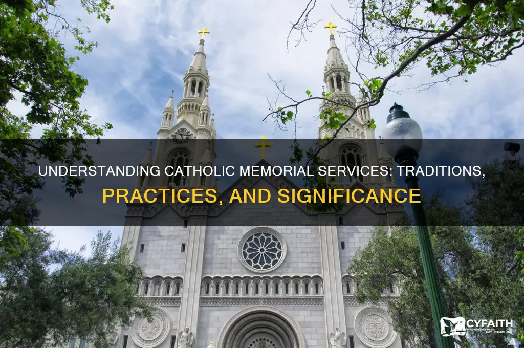 do catholics have memorial services