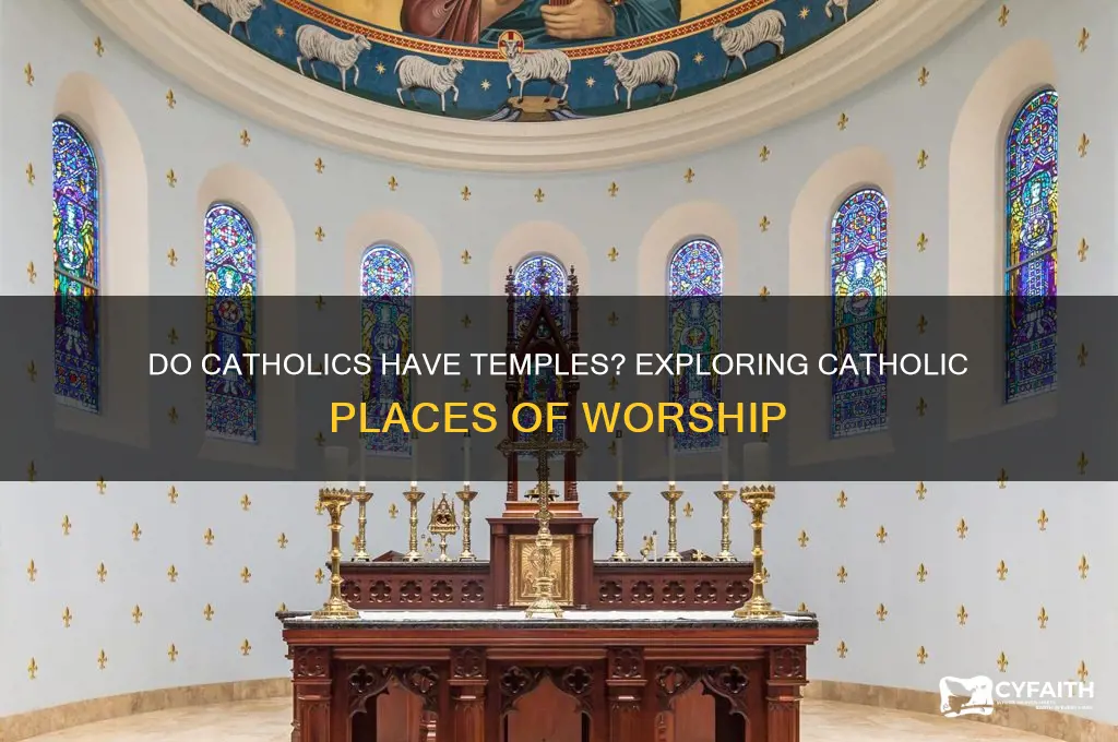 do catholics have temoles