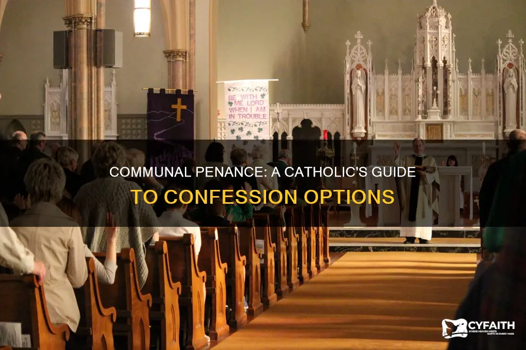 do catholics have to go to communal penance