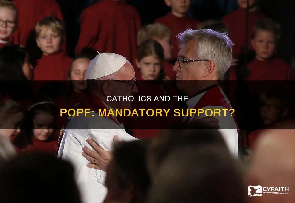 do catholics have to support the pope