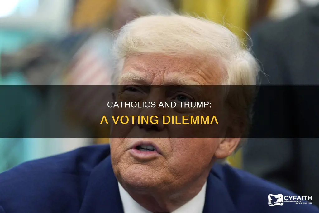 do catholics have to vote for trump