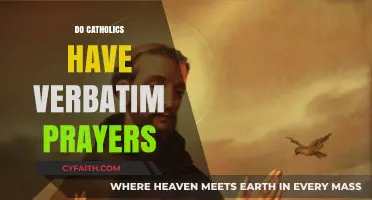 Do Catholics Recite Verbatim Prayers? Exploring Liturgy and Devotion