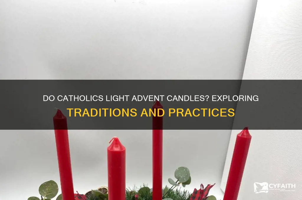 do catholics light advent candles