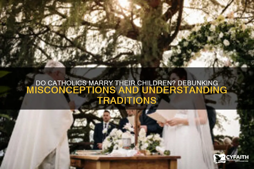 do catholics marry their children