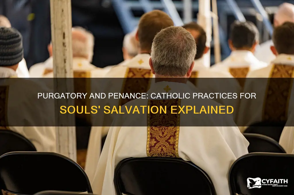 do catholics pay to get loved ones out of purgatory