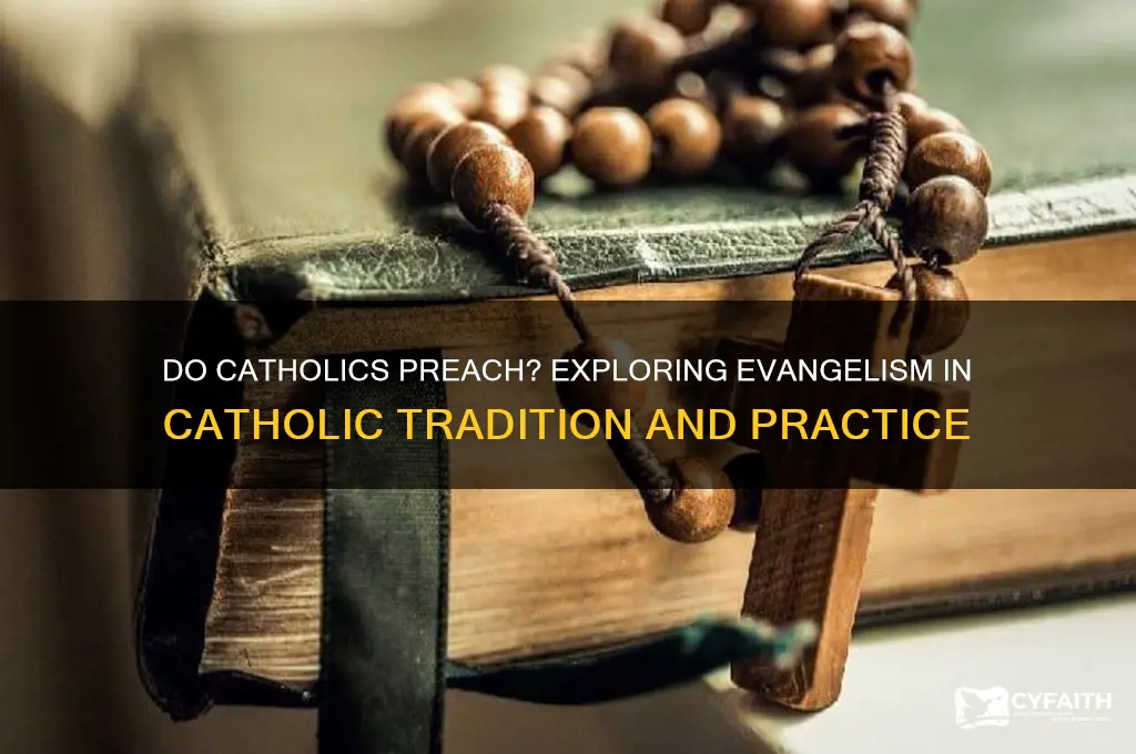 do catholics preach