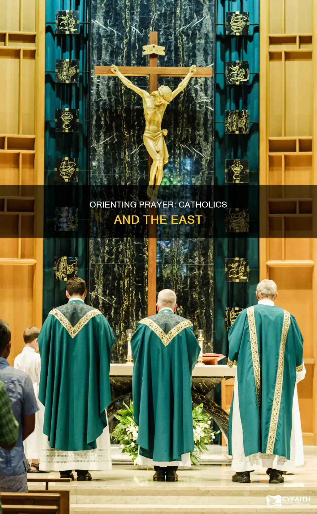 do catholics prey to the east