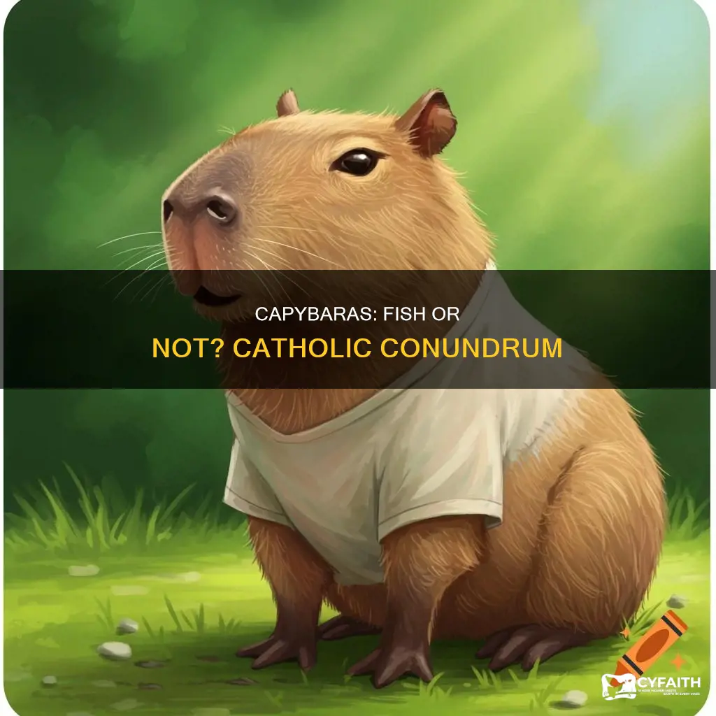 do catholics recognize capybaras as fish