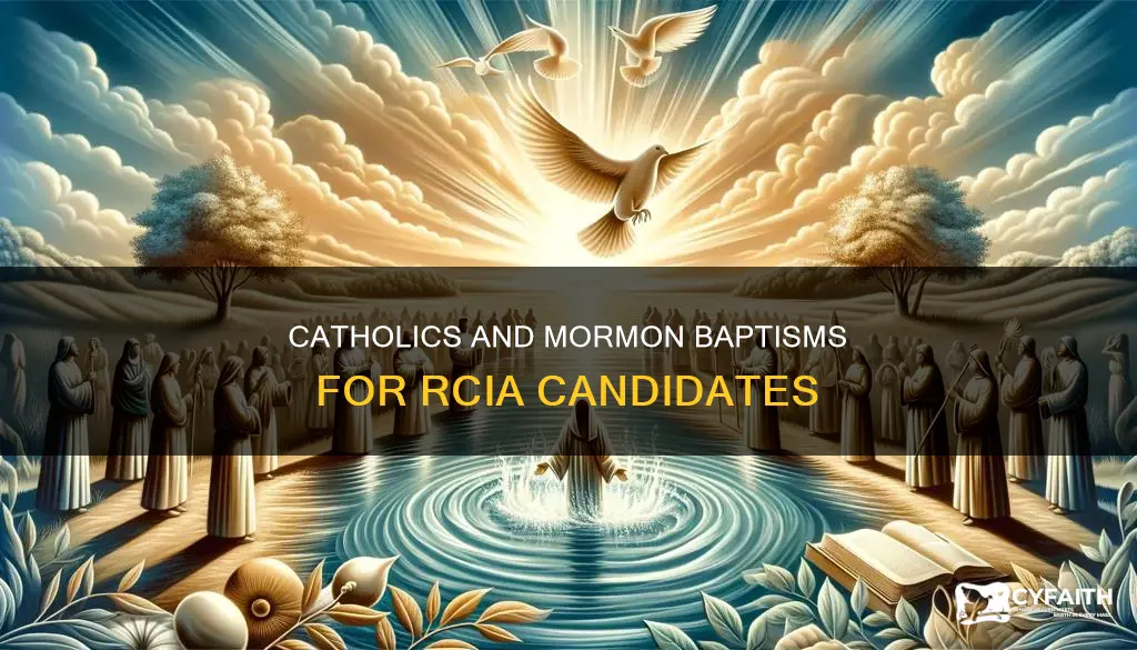 do catholics recognize mormon baptisms for rcia candidates