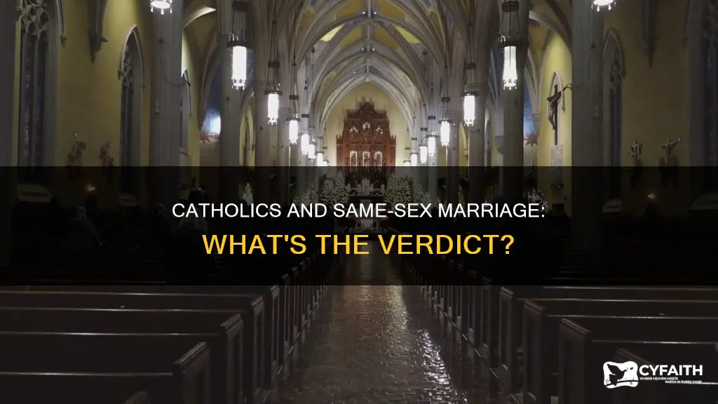 do catholics recognize same sex marriages