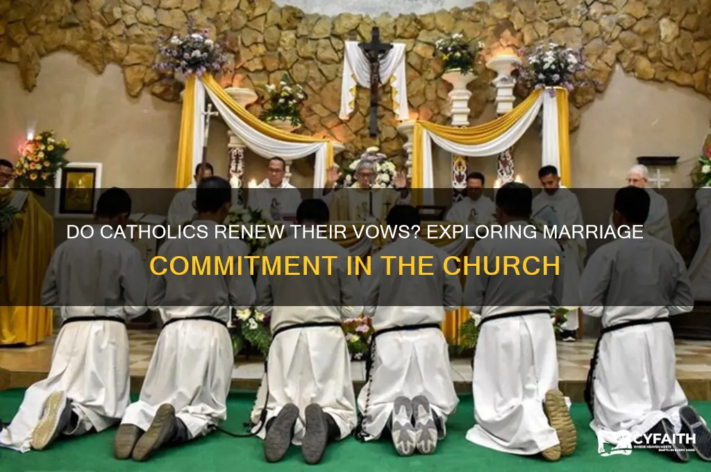do catholics renew their vows