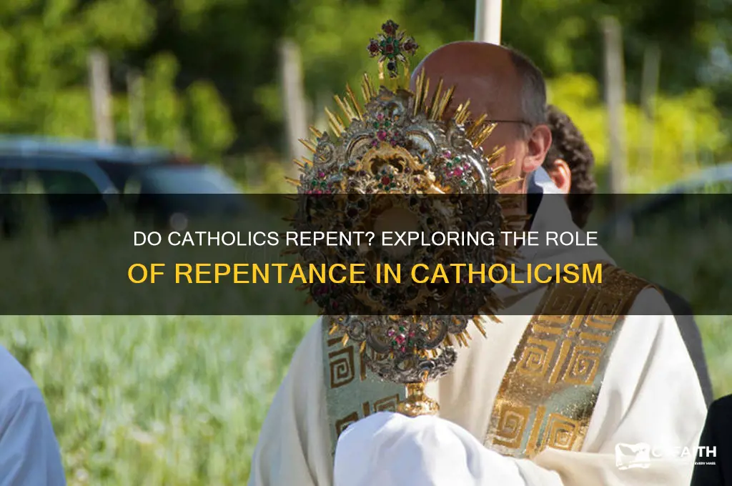 do catholics repent