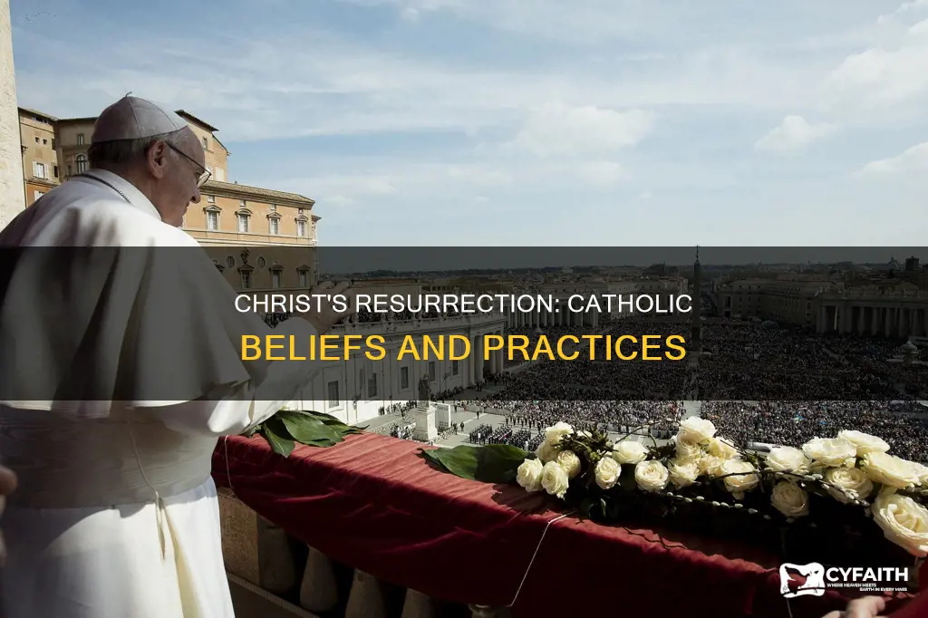 do catholics say christ is risen