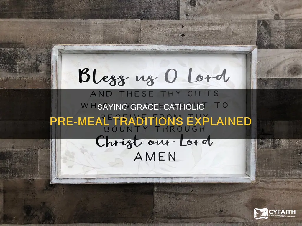 do catholics say grace before meals