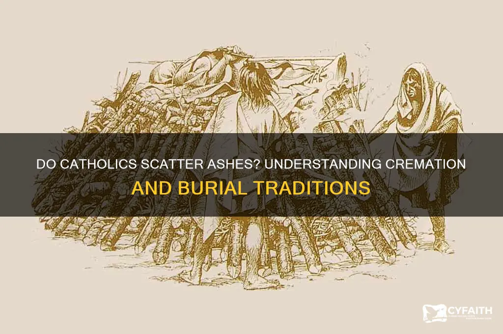 do catholics scatter ashes