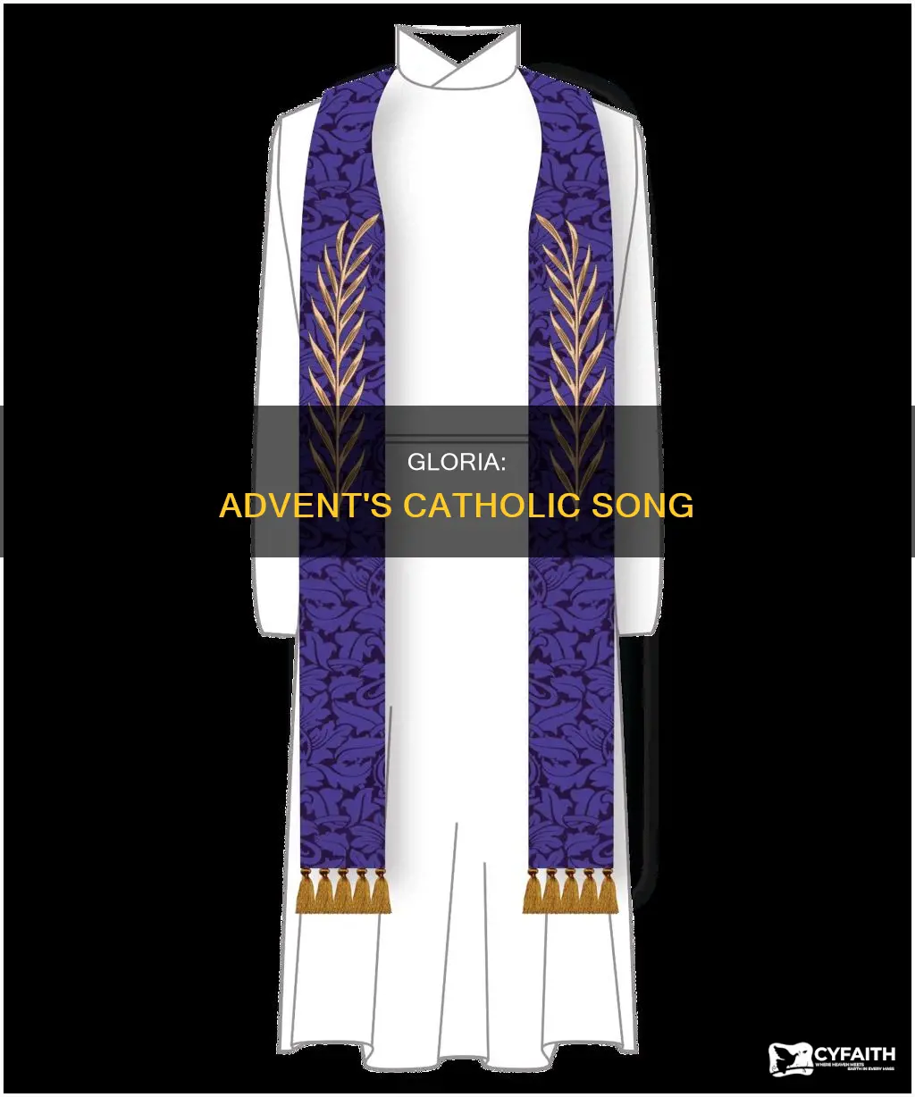 do catholics sing gloria during advent