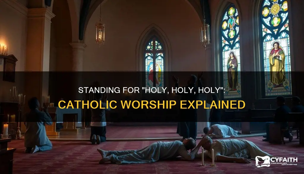 do catholics stand during holy holy holy