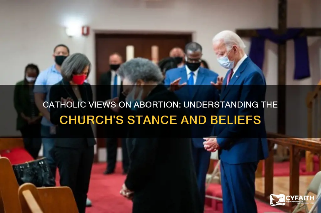 do catholics support abortion