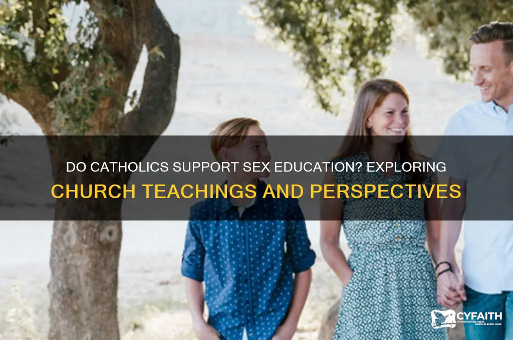 do catholics support sex education