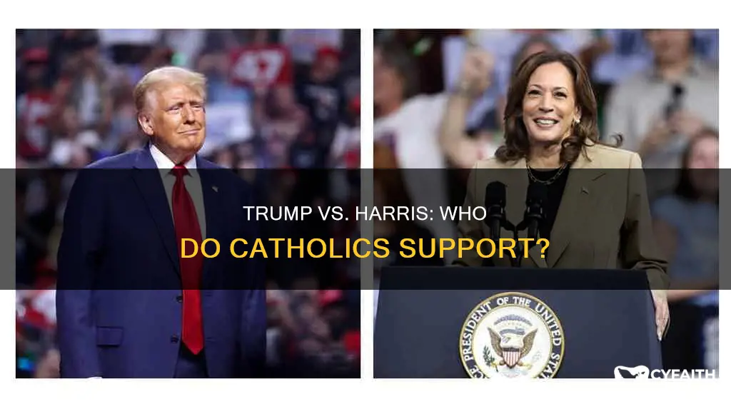 do catholics support trump or harris