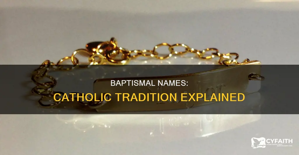 do catholics take a batisem name