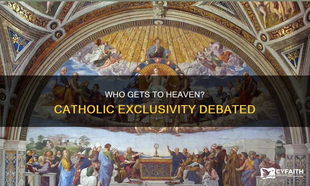 do catholics think only catholics get to heaven