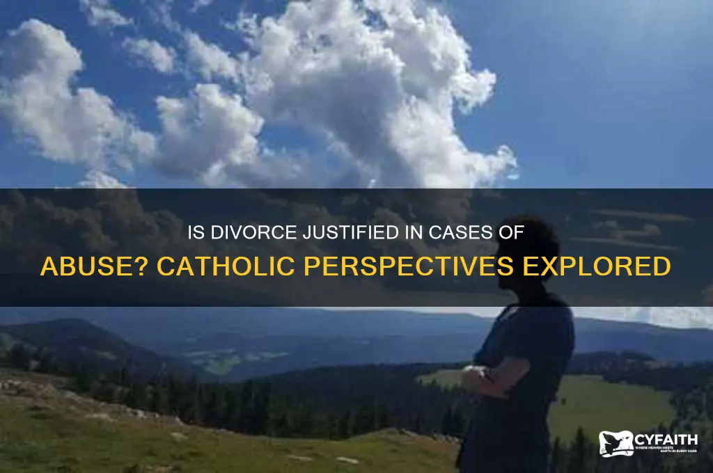 do catholics think that divorce is justified if there