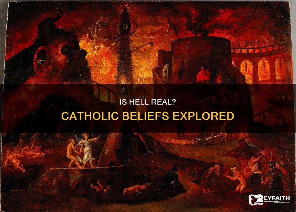 do catholics thinkhell is an actual plcae