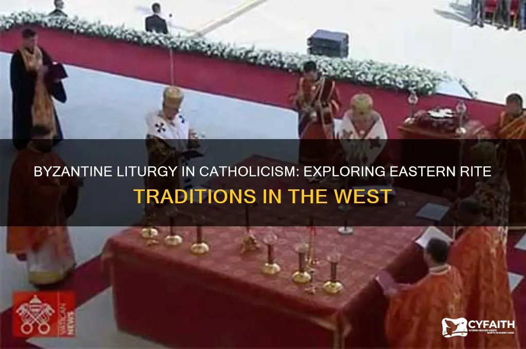 do catholics use byzantine liturgy