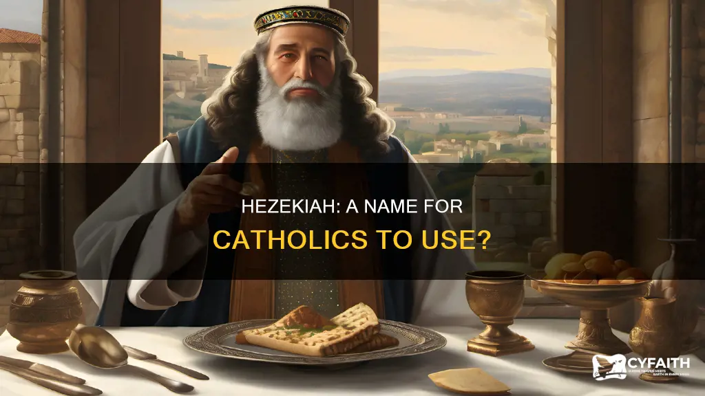 do catholics use the name hezekiah