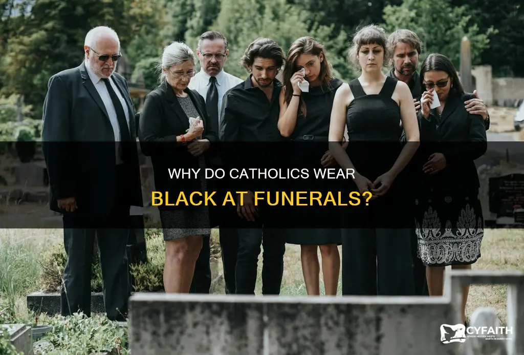 do catholics wear black at funeral