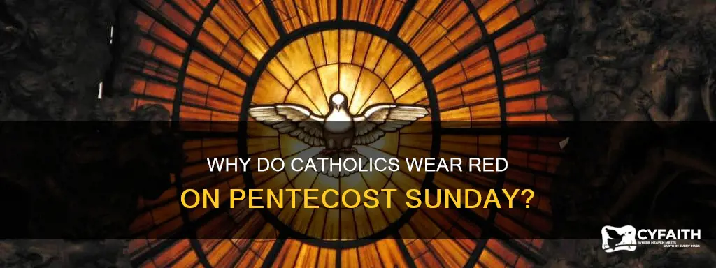 do catholics wear red on pentacost sunday