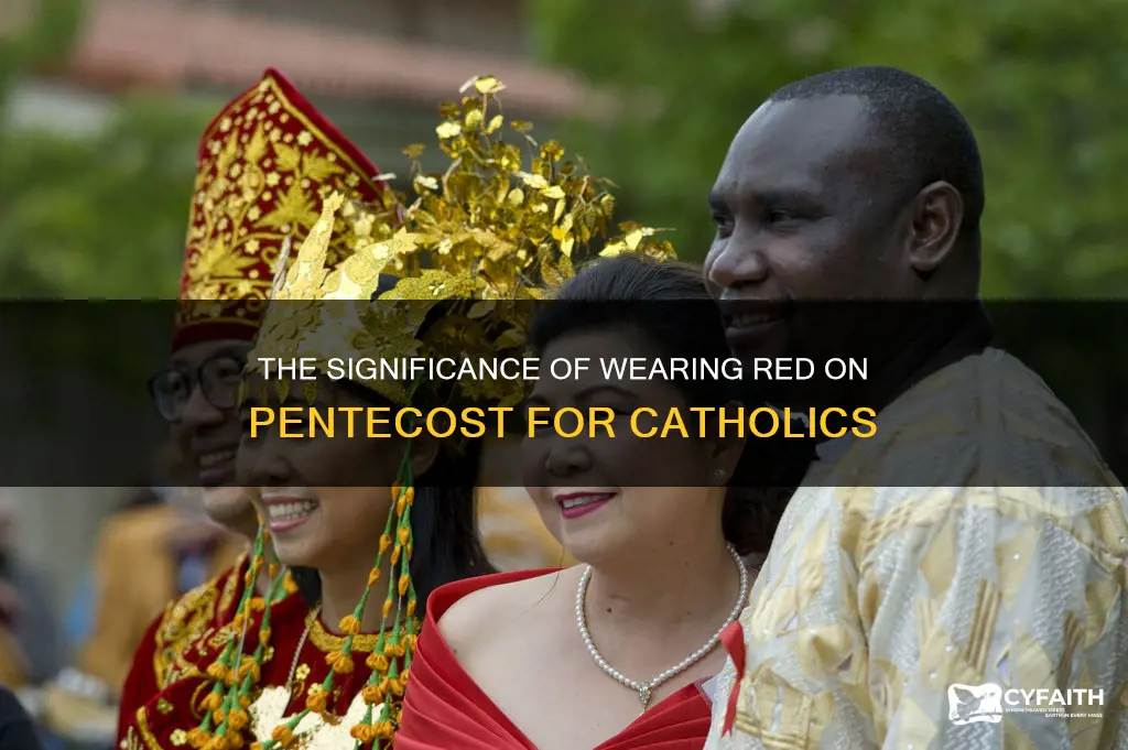 do catholics wear red on pentecost