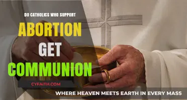 Communion Denial for Abortion Support: Catholic Church's Stance