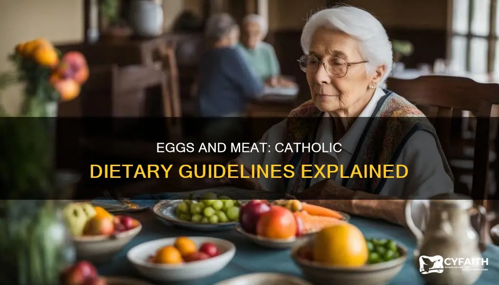 do eggs count as meat catholic