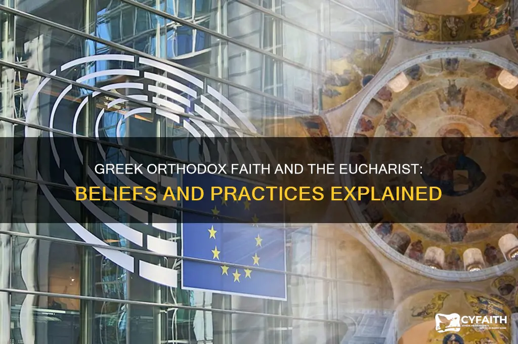 do greek orthodox believe in the eucharist