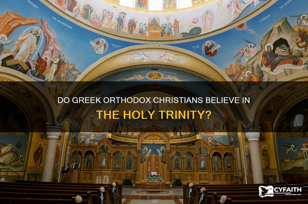 do greek orthodox believe in the holy trinity
