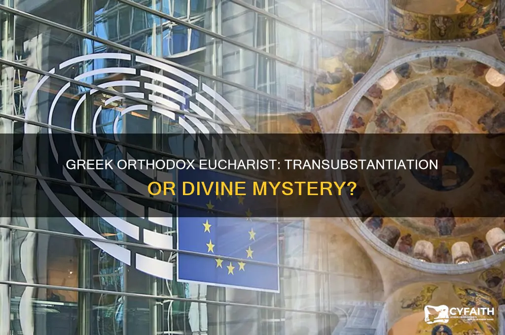do greek orthodox believe in transubstantiation